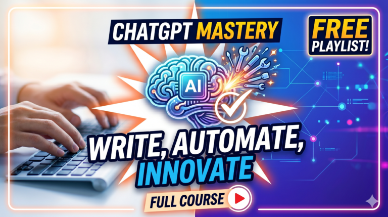 ChatGPT Mastery: Write, Automate, & Innovate with AI